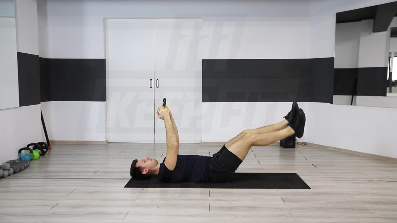 Kettlebell Leg Raises