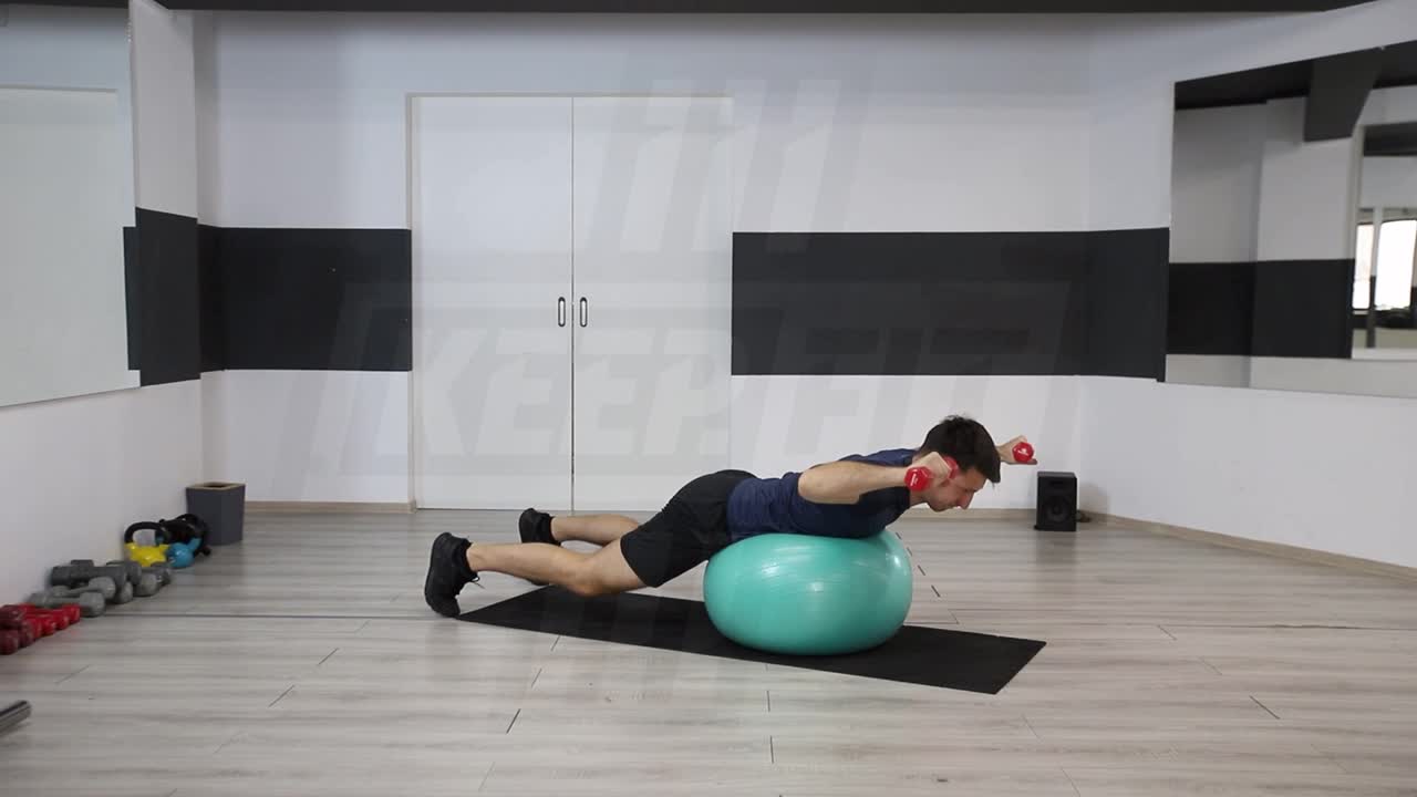Swiss Ball L Raise