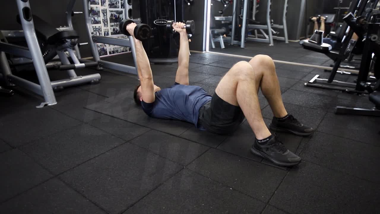 Lying Dumbbell Pullover To Extension