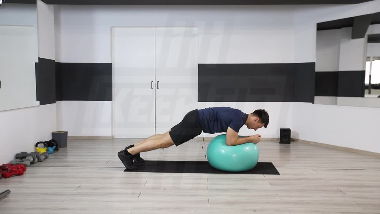 Swiss Ball Plank
