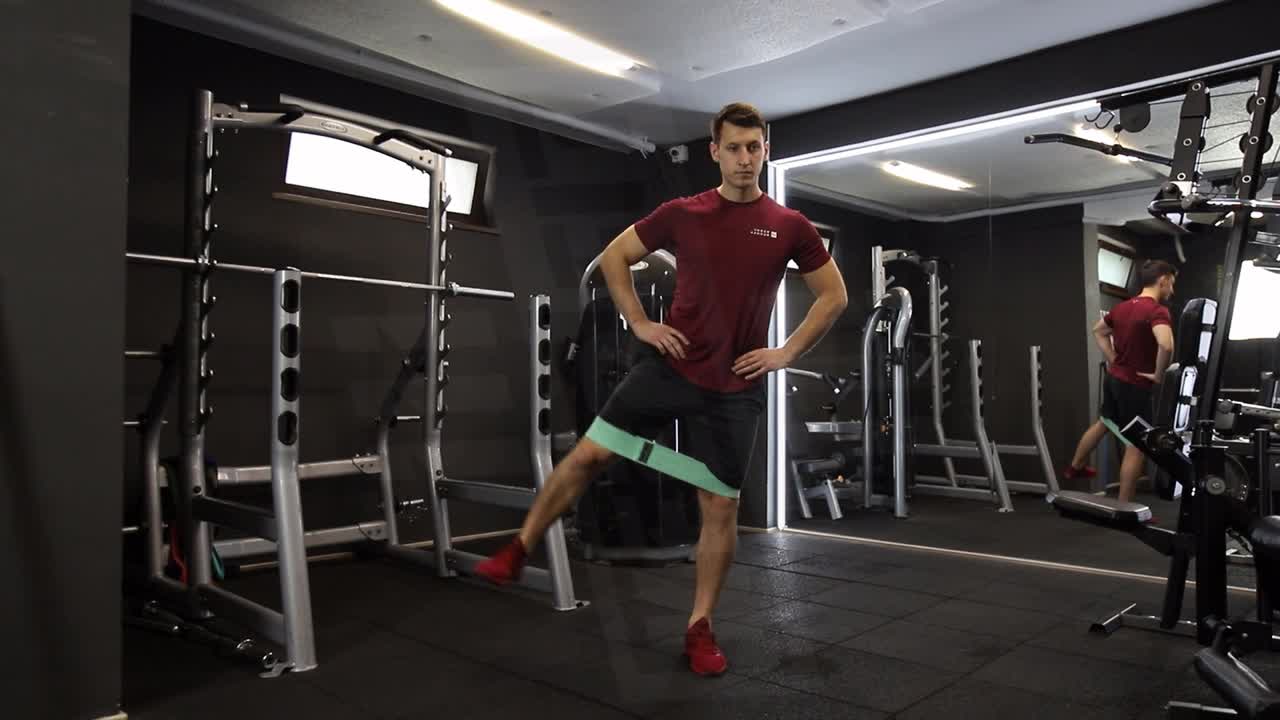 Standing Resistance-Band Hip Abduction