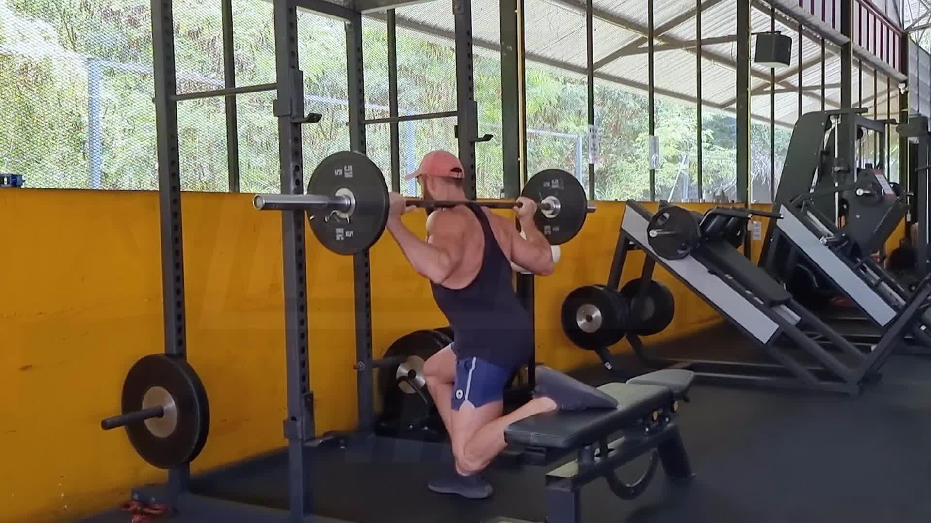 Barbell Bulgarian Split Squat