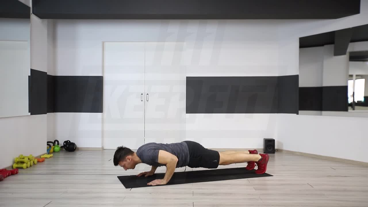Shoulder-Tapping Pushup