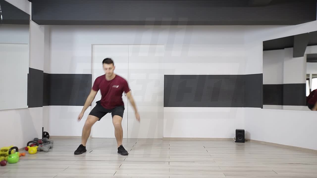 Side-To-Side Shuffle Jump
