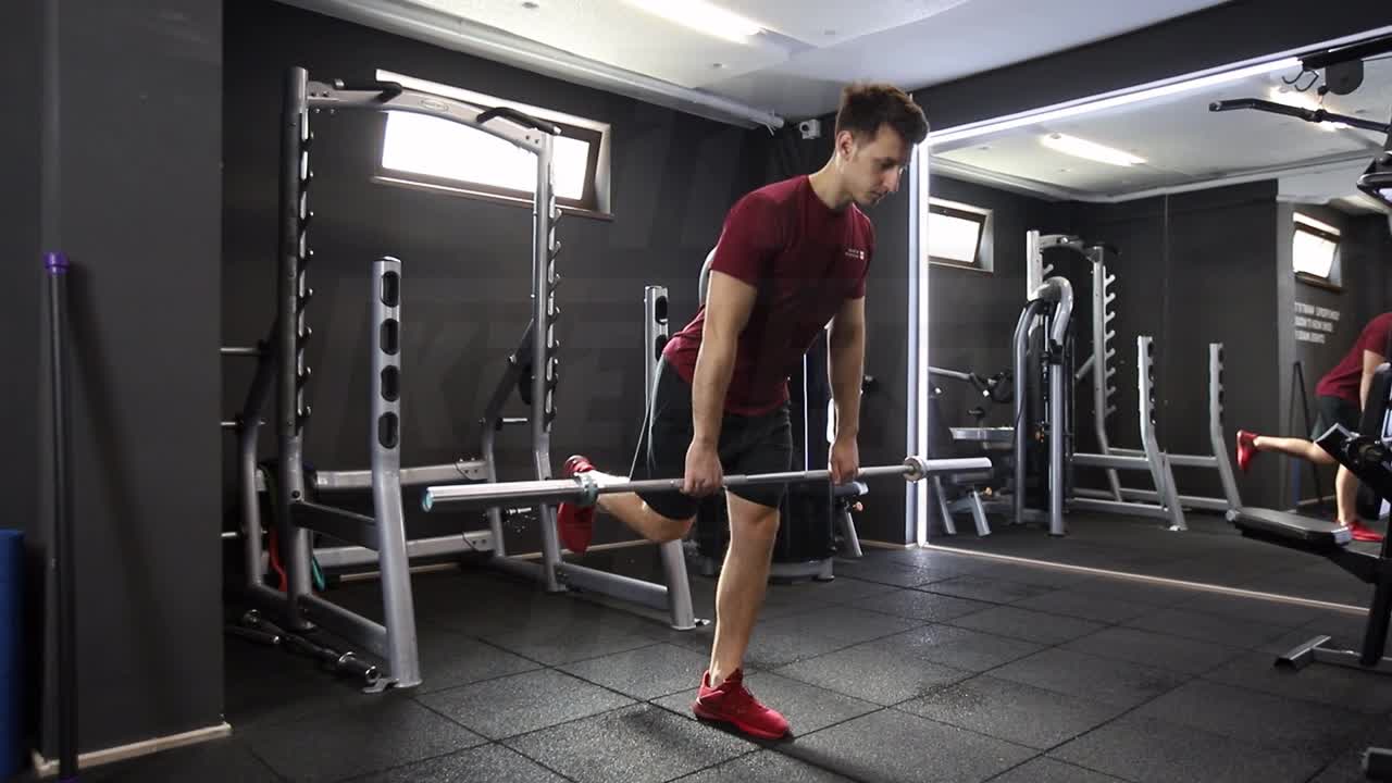 Single-Leg Barbell Deadlift