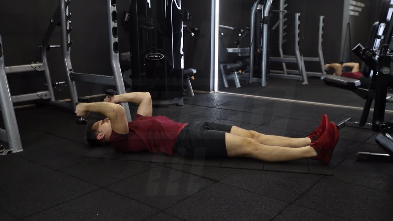 Static Lying Triceps Extension