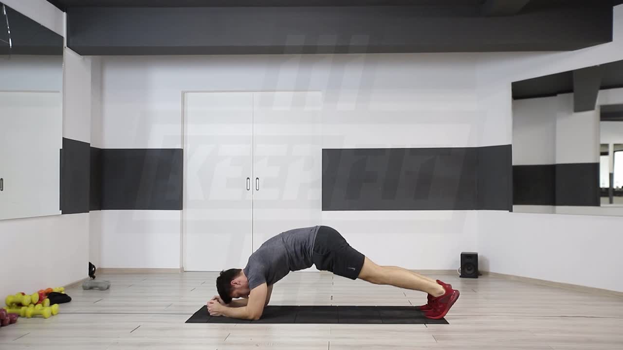Inching Elbow Plank