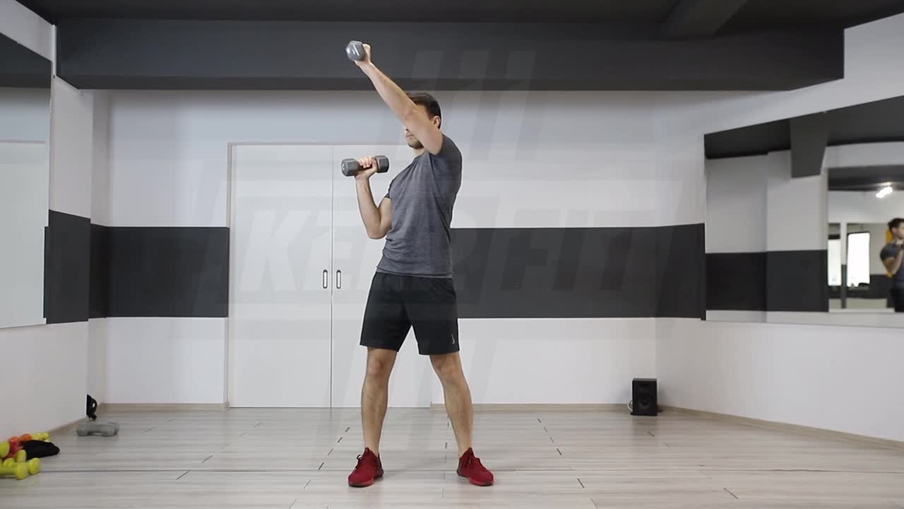 Dumbbell Biceps Curl With Static Hold