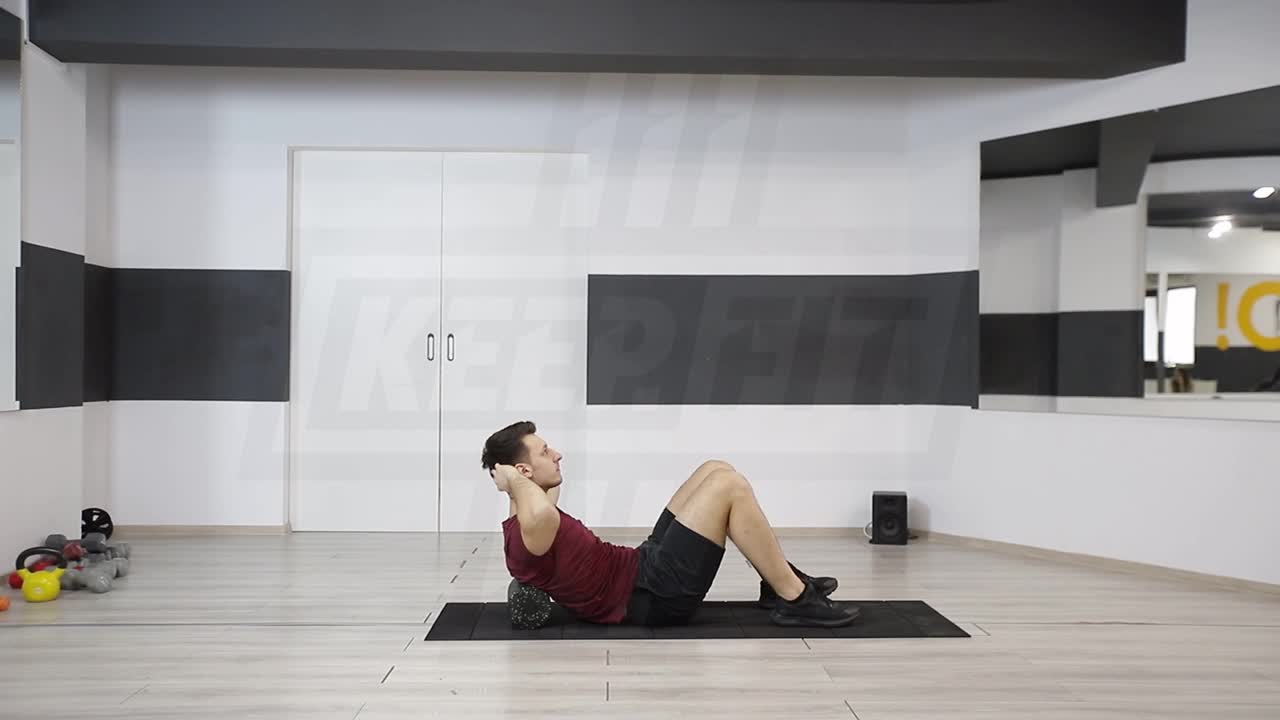 Thoracic Crunches On Foam Roller