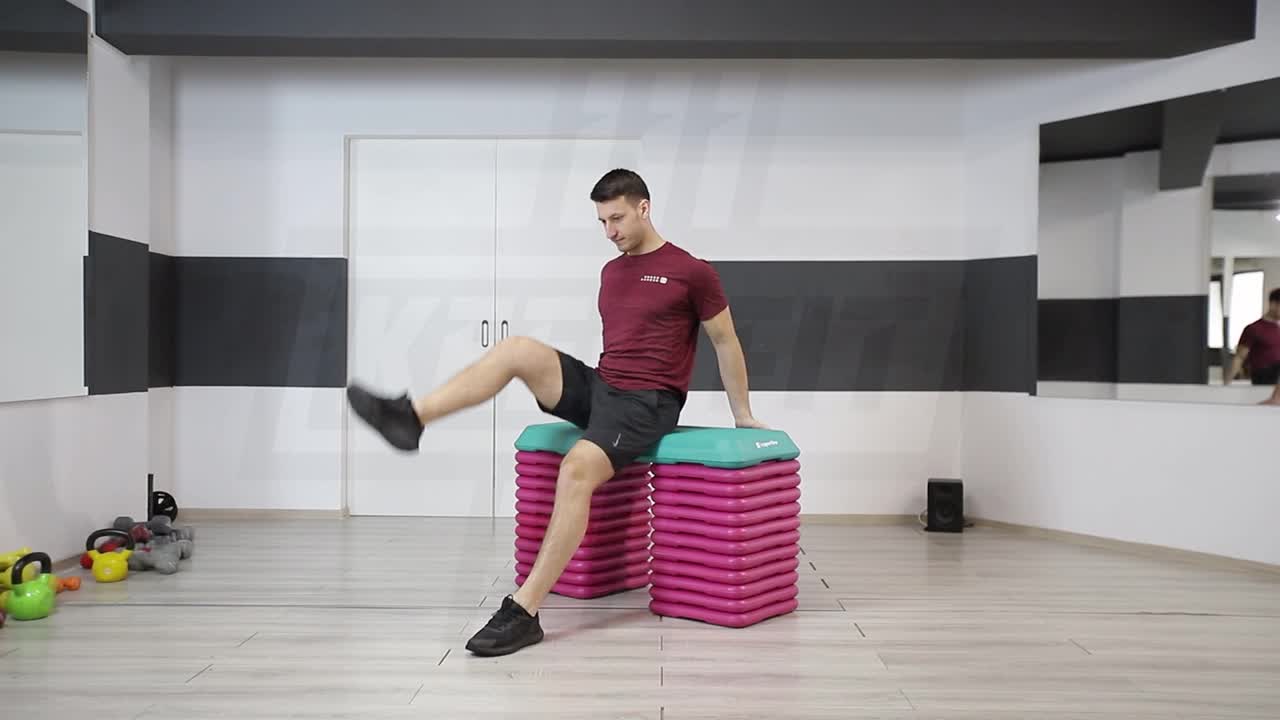 Seated Alternating Reverse Crunch
