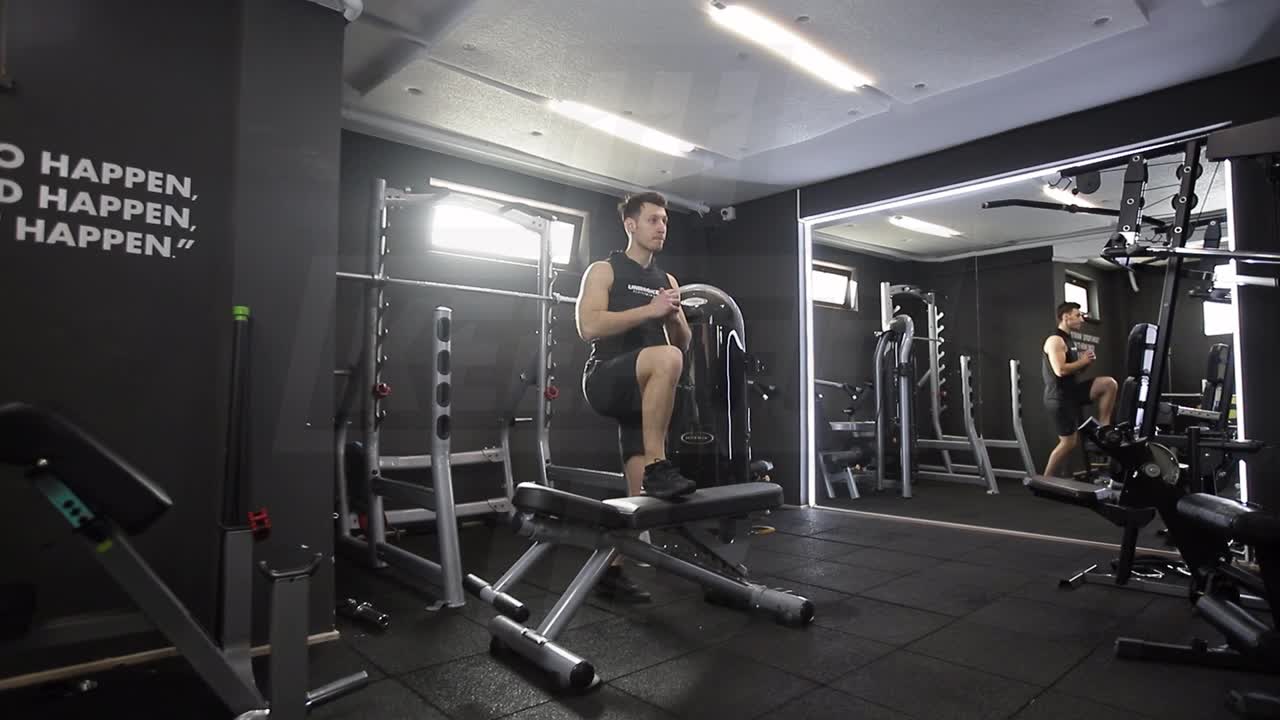 Box Step Squat