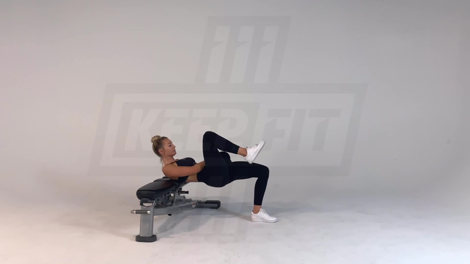 Dumbbell Single Leg Hip Thrust
