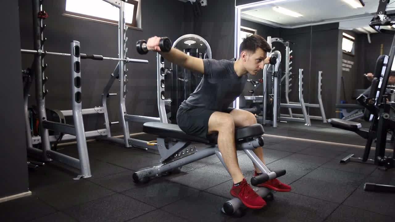 Seated Rear Lateral Raise