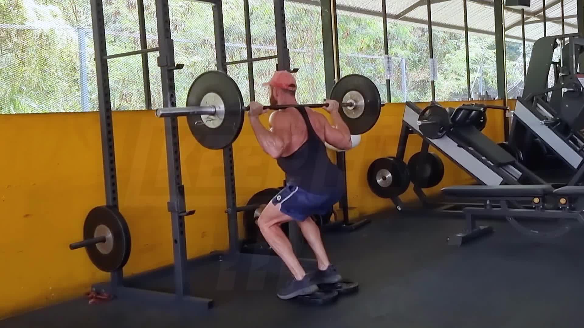 Barbell Squat With Heels Raised