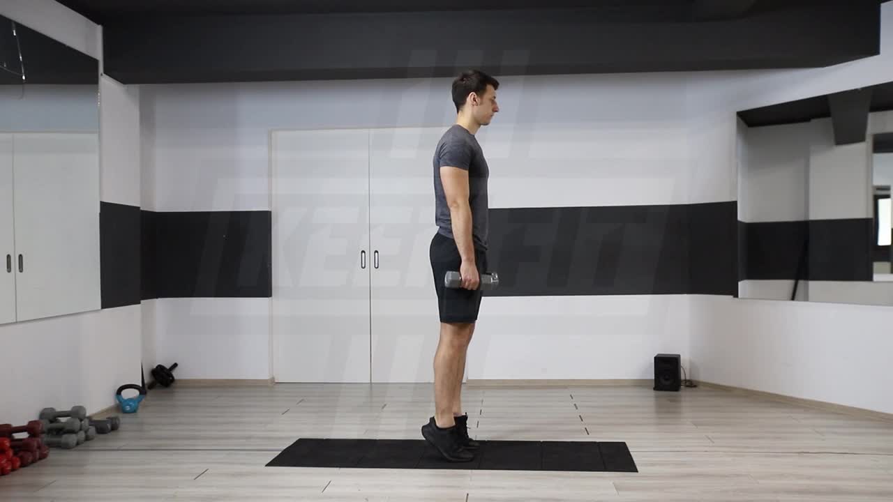 Standing Dumbbell Calf Raise