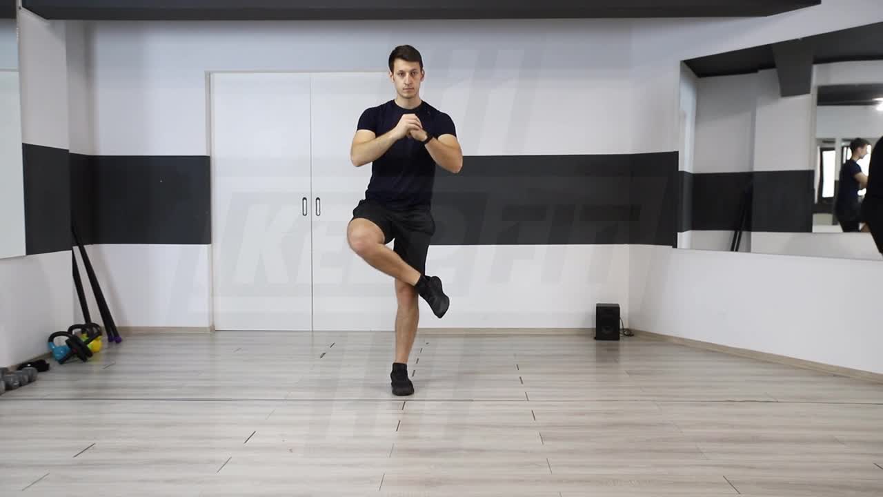 Figure Four Squats