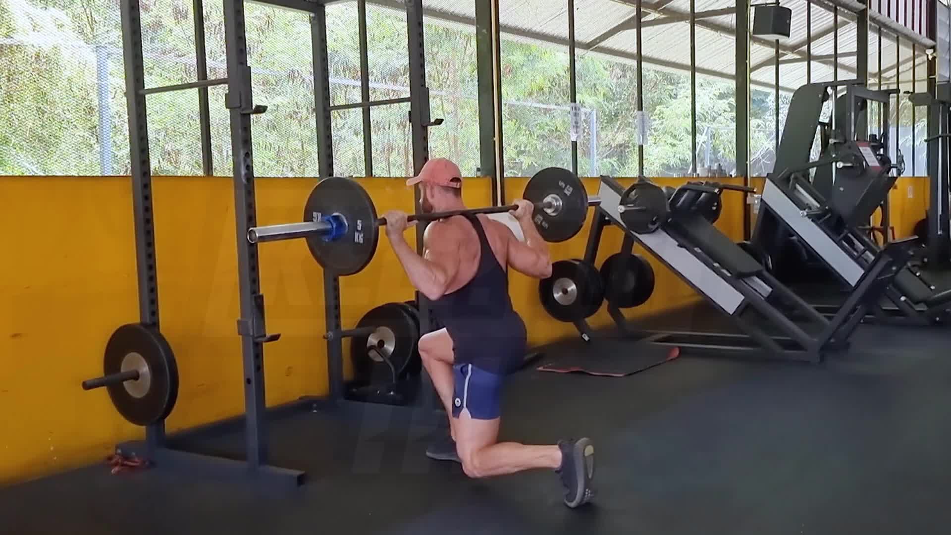Barbell Split Squat