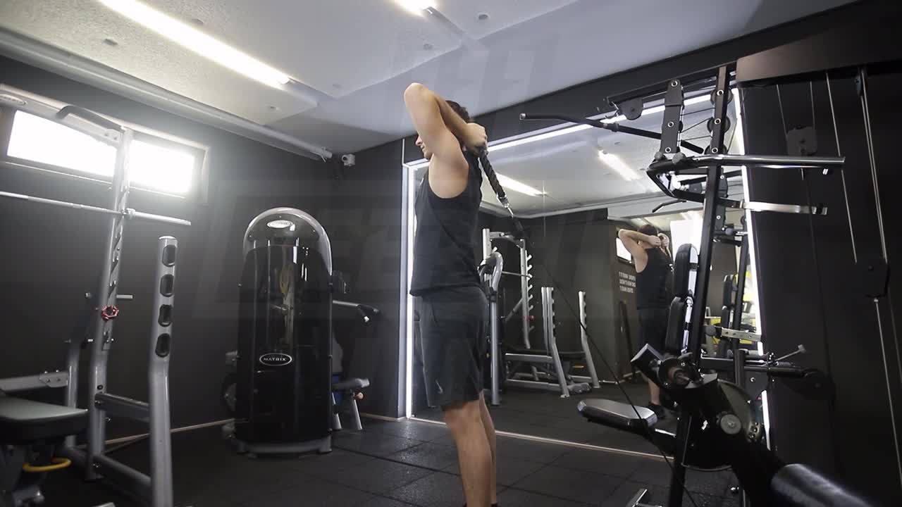 Cable Overhead Triceps Extension