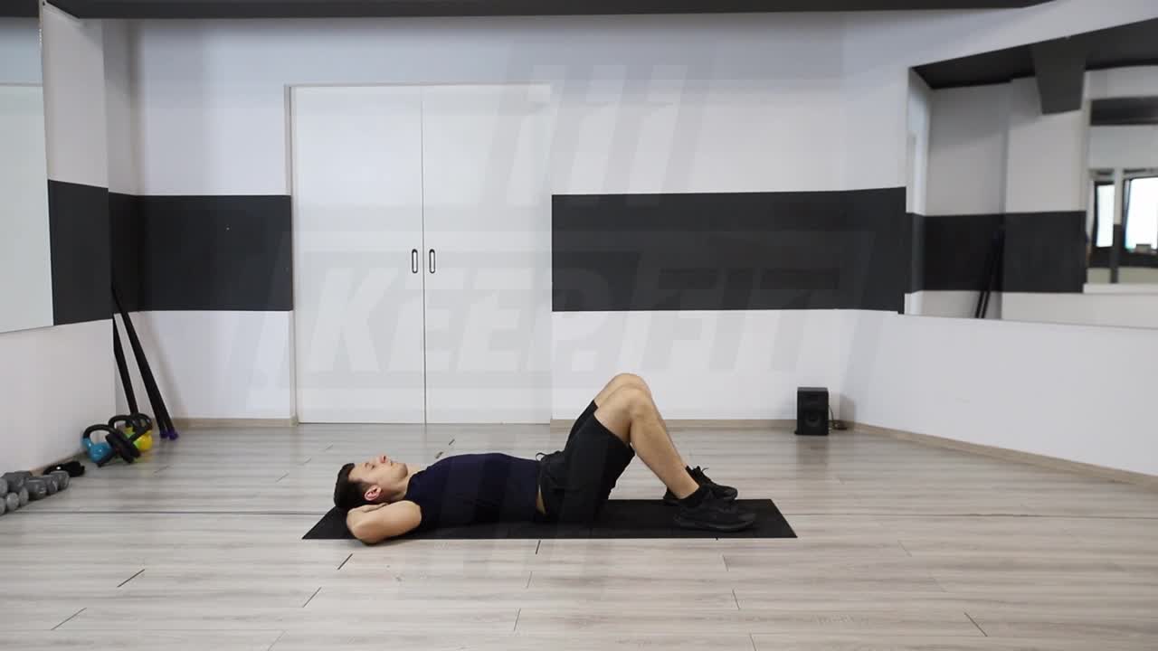Elbow-To-Knee Crunch