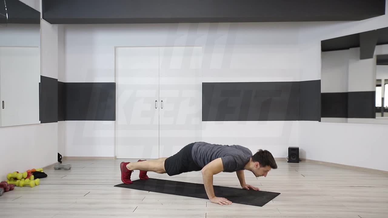 Isometric-Explosive Pushup