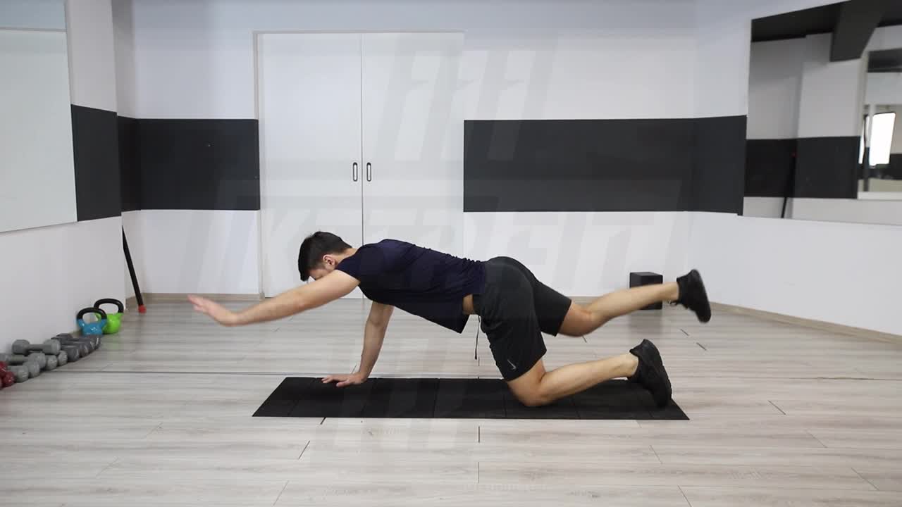 Kneeling Cross Crunch