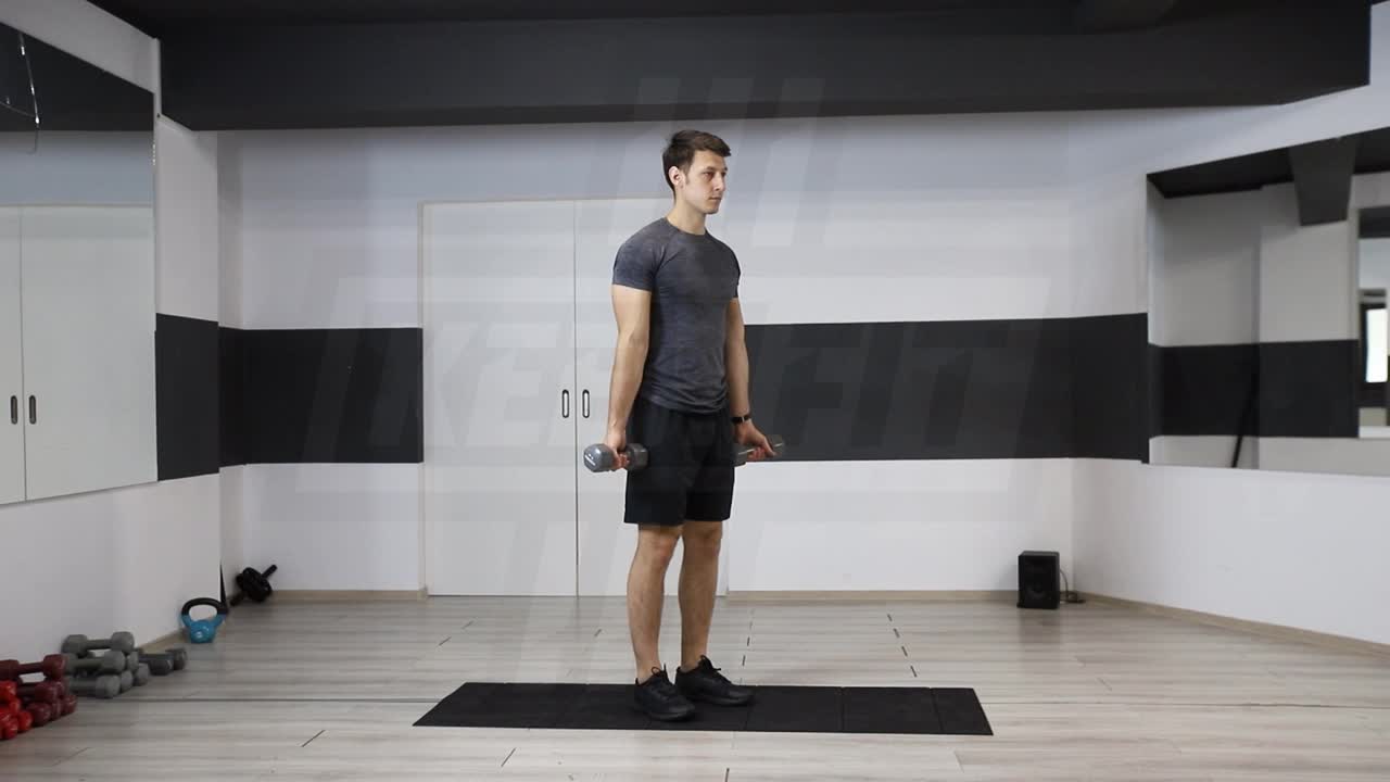 Standing Dumbbell Biceps Curl