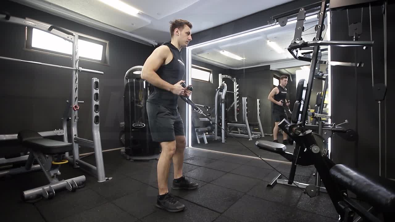 Cable Row Standing