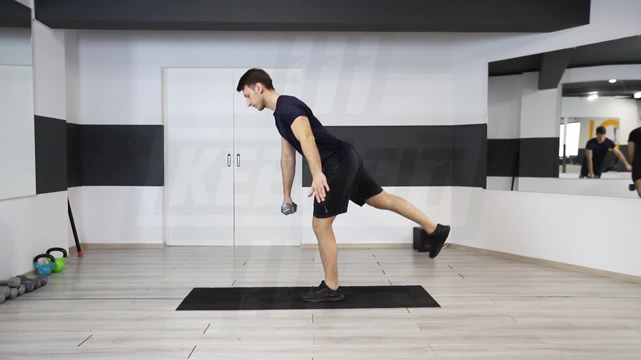 One-Arm One-Leg Deadlift