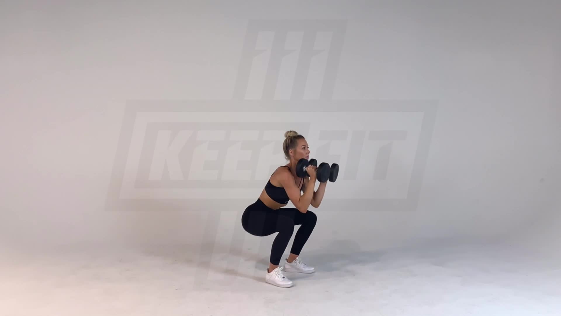 Dumbbell Squat to Deadlift