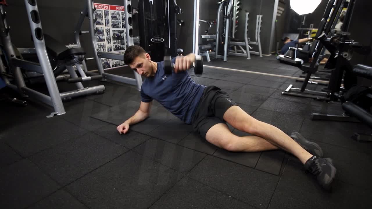 Lying Dumbbell Raise