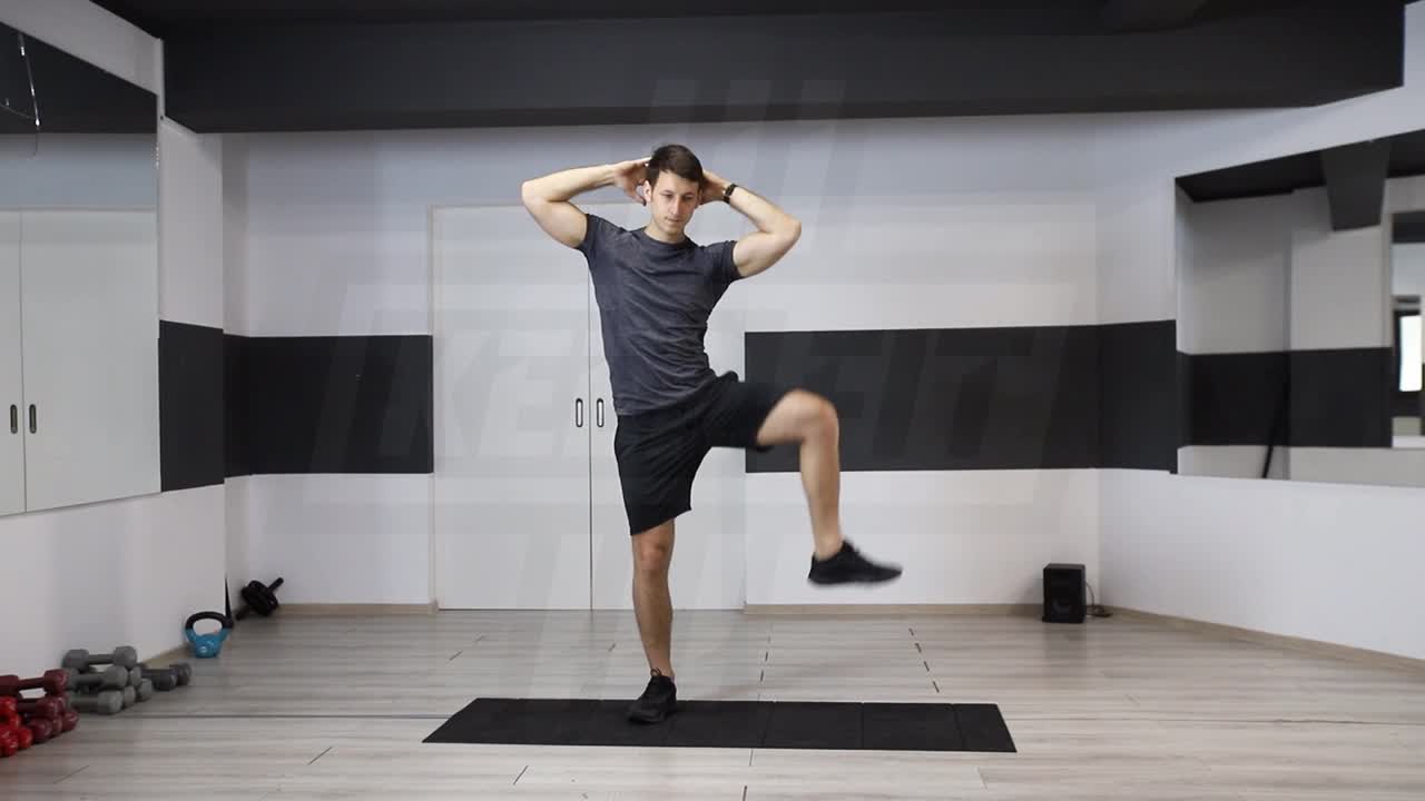 Standing Side Crunch