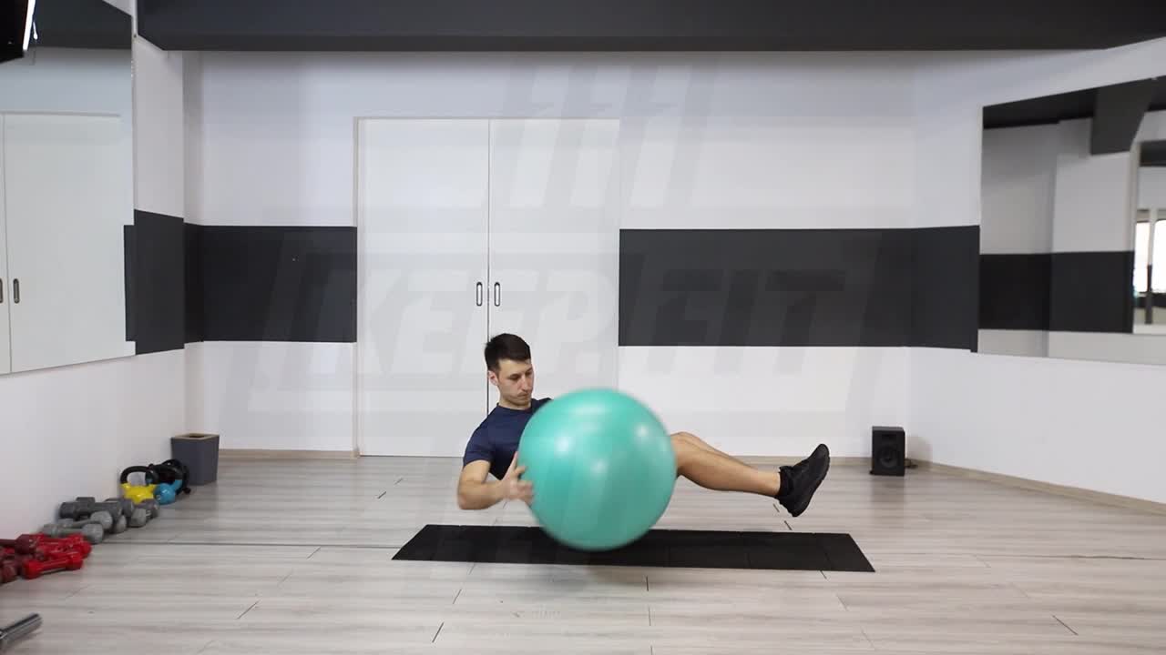 Swiss Ball Russian Twist