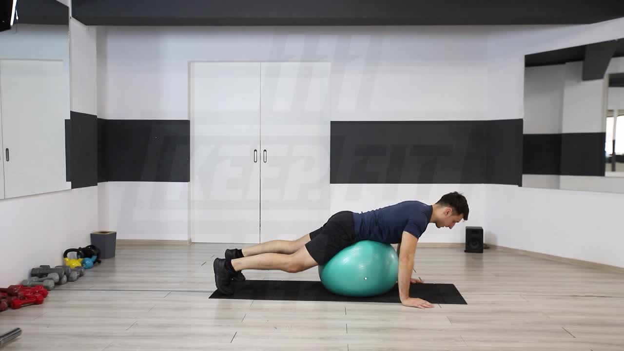 Swiss Ball Reverse Hip Raise
