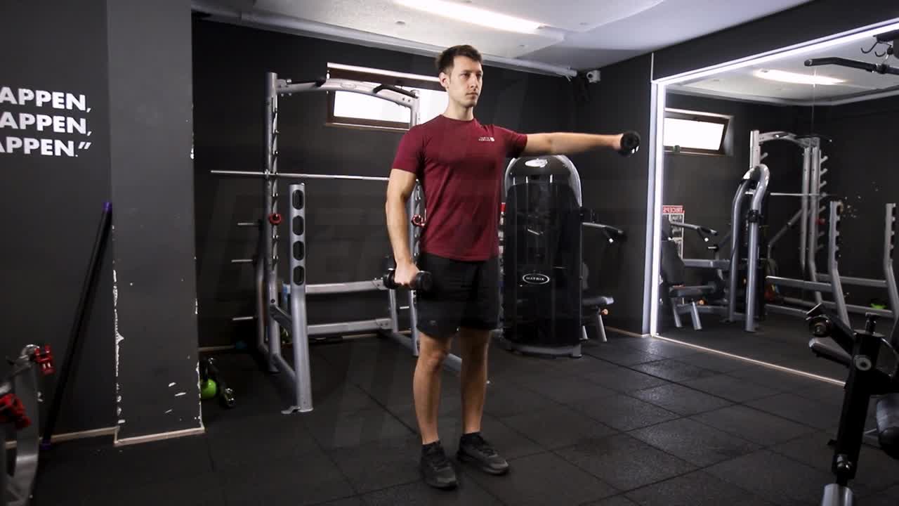 Alternating Lateral Raise With Static Hold