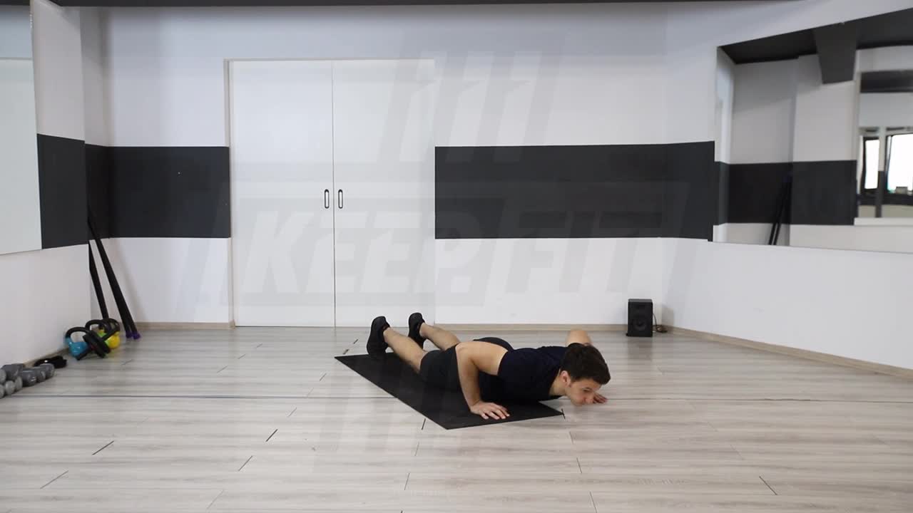 Explosive Crossover Pushup