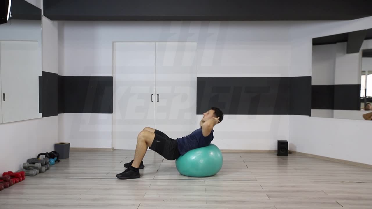 Swiss Ball Crunch