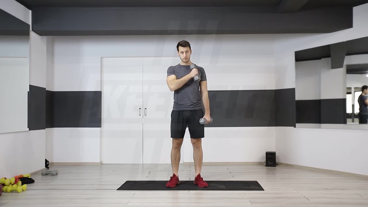 Cross-Body Dumbbell Hammer Curl