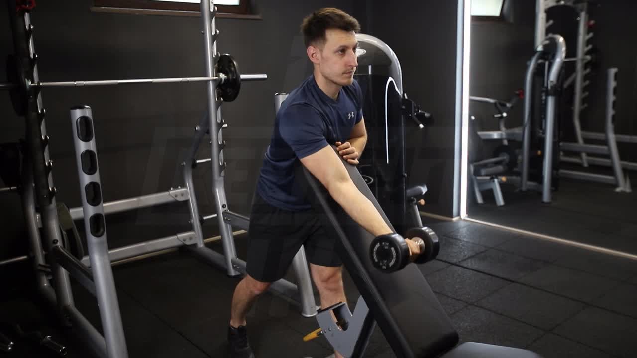 One-Arm Preacher Curl