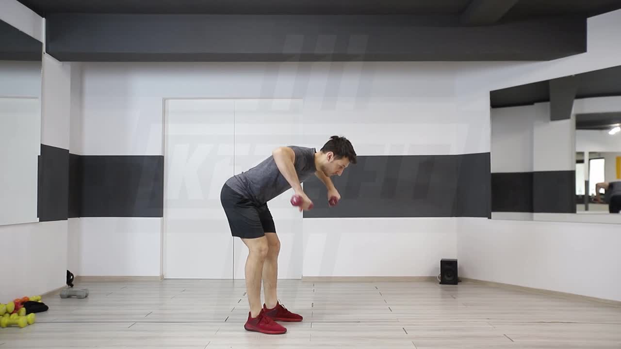 Dumbbell Face Pull With External Rotation