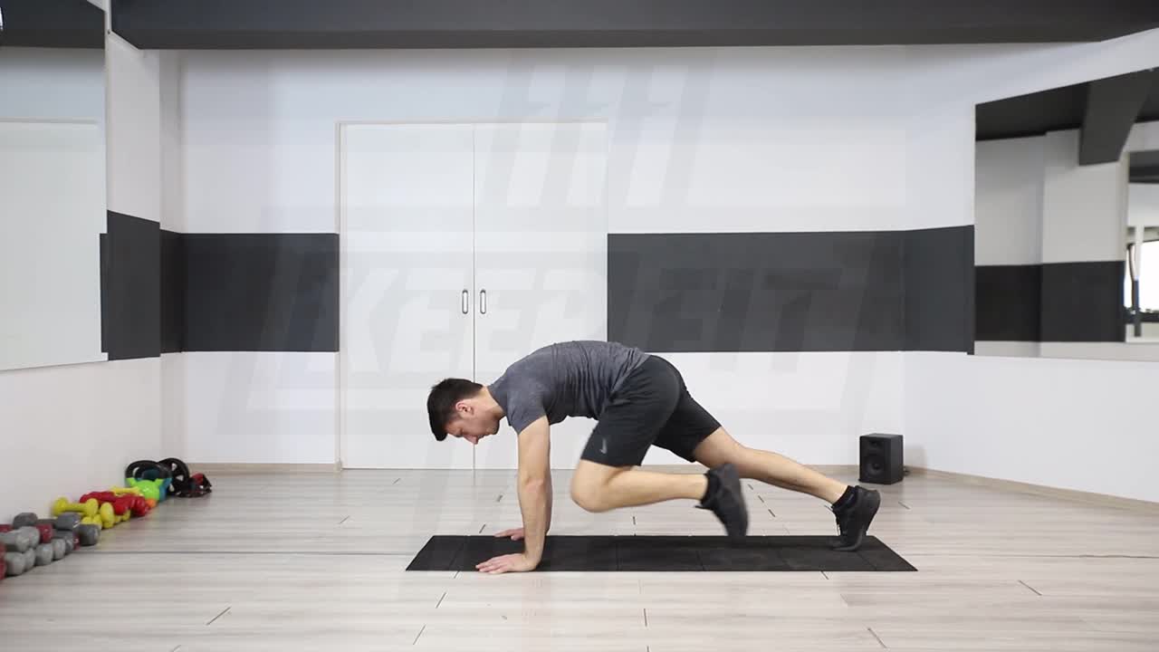 Plank With Knee To Elbow