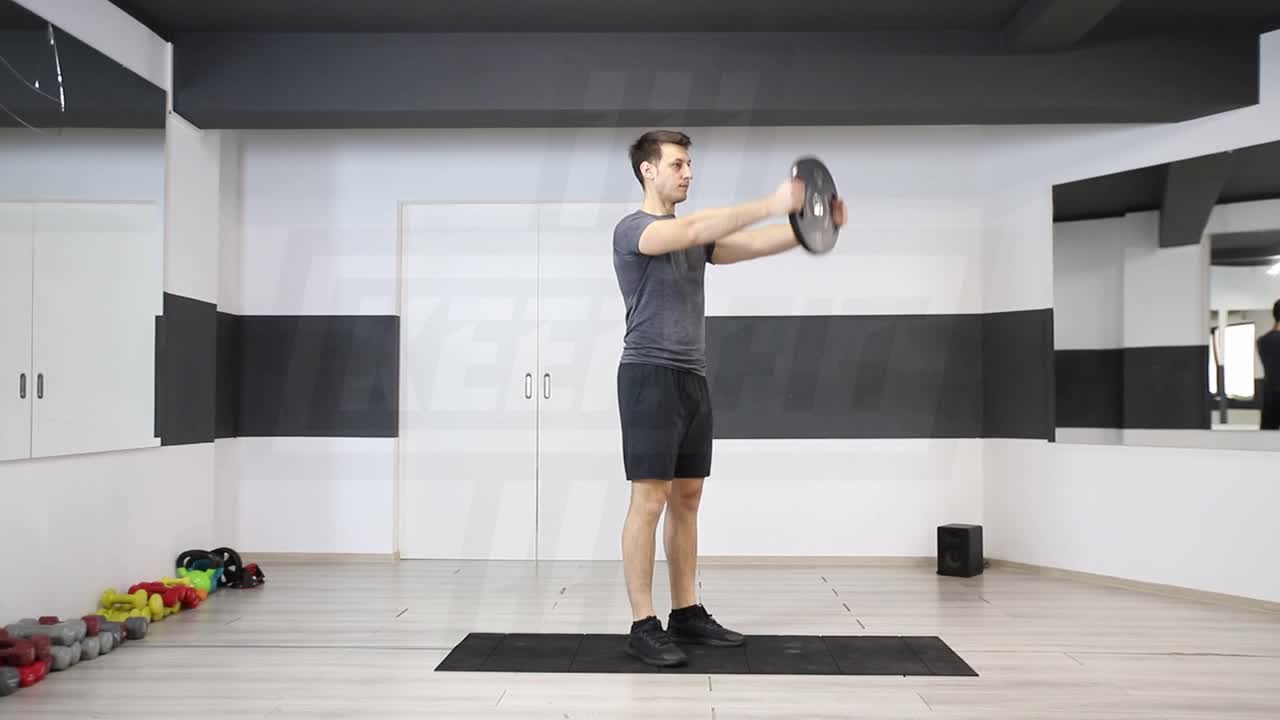 Weight Plate Front Raise