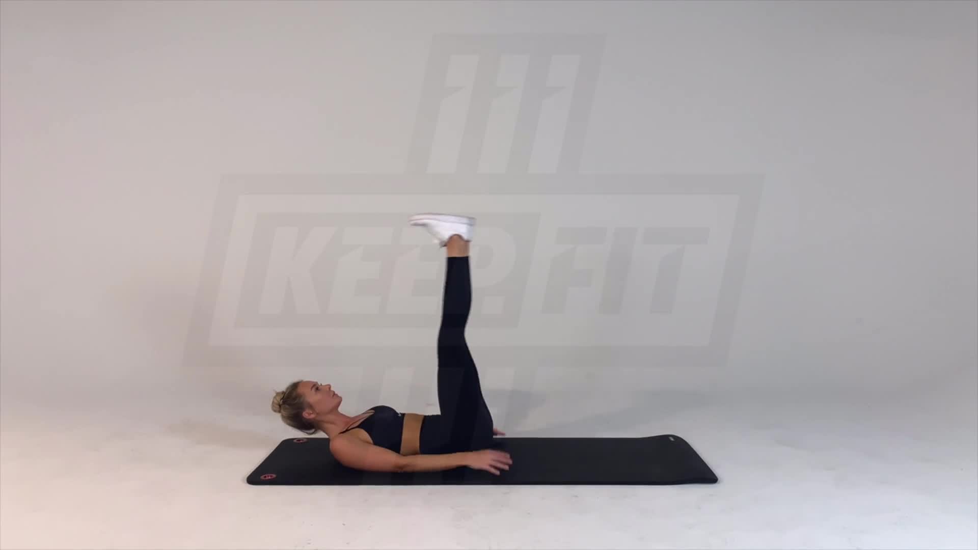 Leg Raise Double Toe Tap