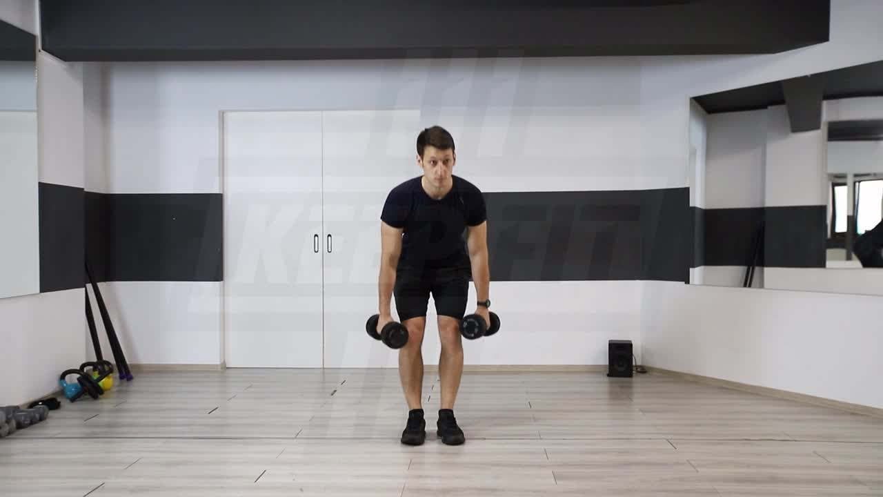 Dumbbell Jump Shrug